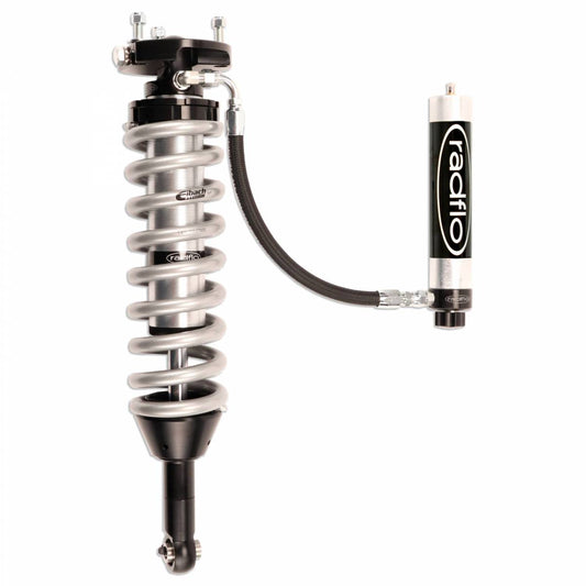 Radflo OE Replacement 2.5 Front Tundra/Sequoia 2.5in Lift Shocks w/UCA Reservoir and Adjuster