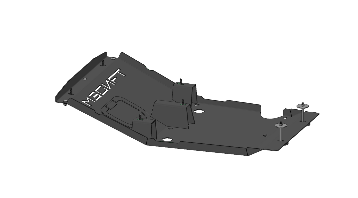Tandem Off-Road Engine Skid Plate