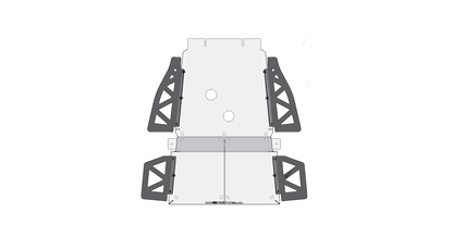 Tandem Off-Road Skid Plate Package - 2G Sequoia