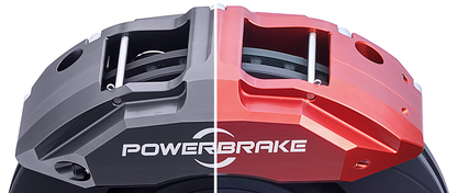 Powerbrake X-Line 4x4 Stage 2 Kit, Front | 80 Series Land Cruiser (1990-1997) - 17" Wheels